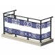 Osłona balkonowa jednostronna - 	Azulejos