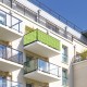 Osłona balkonowa jednostronna - Zielona natura