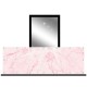Osłona balkonowa jednostronna - Różowy marmur