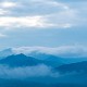 Osłona balkonowa jednostronna - Góry w chmurach