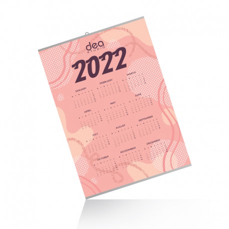 Kalendarze plakatowe listwowane A1 170g  (594 x 841 mm)