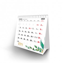 Kalendarze piramidka spiralowany - miesięczny z indywidualnym kalendarium